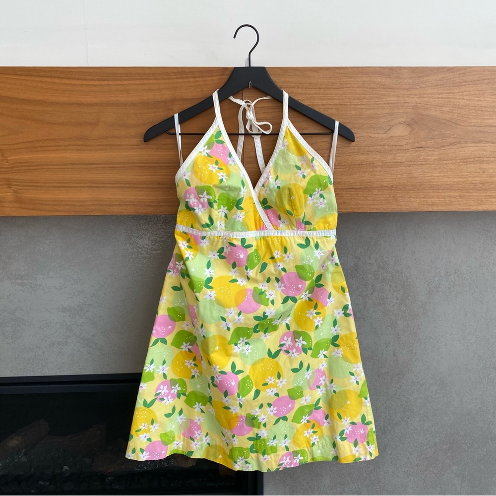 Vintage Lilly Pulitzer Women's Mini Dress, Size 10